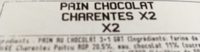Pain au chocolat charentes