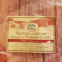 Raclette au lait cru fabriquée en Franche-Comté