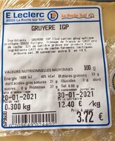 Gruyere IGP