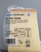 Comte fruite entremont