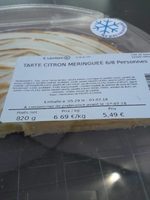 Tarte citron meringuée