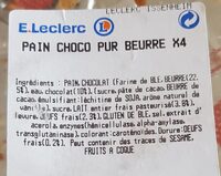Pain choco pur beurre