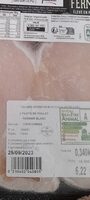 2 filets de poulet fermier blanc