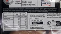 Filets de Poulet jaune fermier