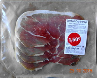 Jambon cru de Pays