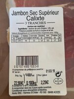 Jambon sec