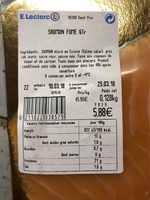 Saumon fumé 6Tt