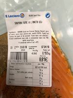 Saumon fumé à l'aneth