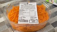 Carottes rapees