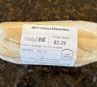 PT Turkey & Cheese Hero