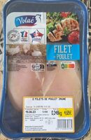 2 Filets de poulet jaune