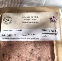 Mousse de foie forestière