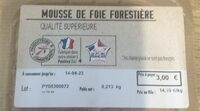Mouse de foie foretiere