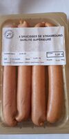 4 Saucisse de Strasbourg qualité supérieure