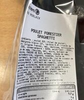 Poulet forestier spaghetti