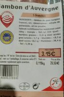 Jambon d'Auvergne
