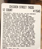 Chicken Street Tacos x 12