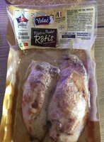 Filets de poulet rotis