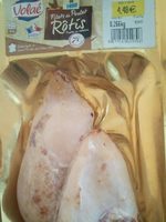Filet de poulet rotis traités en salaison