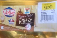 Filets de poulet rotis
