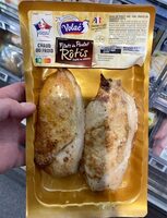 Filets de poulet rotis