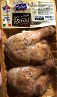 Cuisses de poulet rotie