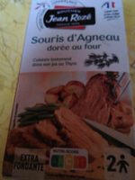 Souris d'agneau dorée au four