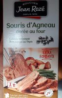 Souris d'agneau dorée au four