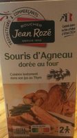Souris d'agneau dorée au four