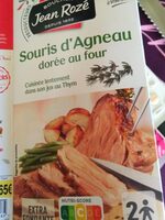 Souris d'agneau dorée au four