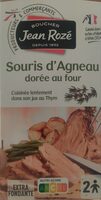 Souris d'agneau dorée au four