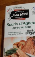 Souris d'agneau dorée au four