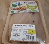 2 filets de poulet jaune