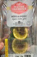 Rôti de porc figues et foie gras