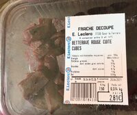 Betterave rouge cuite cubes