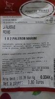 Paleron mariné