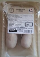 Boudin blanc de porc à l'ancienne
