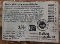 Gouda vieux AOP holland master