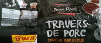 Travers de porc sauce barbecue