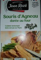 Souris d'agneau doré au four