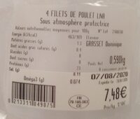 Filets de poulet