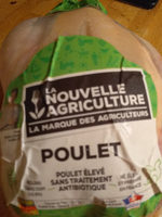 Poulet blanc prêt à cuire sans abat Na