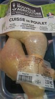 2 cuisses disjointes de poulet