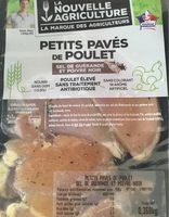 Petits pavés de poulet Sel de Guérande et Poivre noir