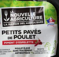 Petits pavés de poulet piment d'Espelette