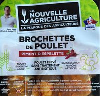 Brochettes de poulet