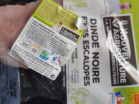 Dinde noire fines escalopes