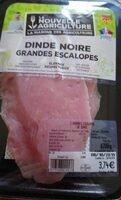 Dinde noire. Grandes escalopes
