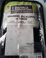 Grandes escalopes de dinde x2