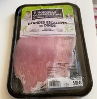 Grandes ecalopes de dinde
